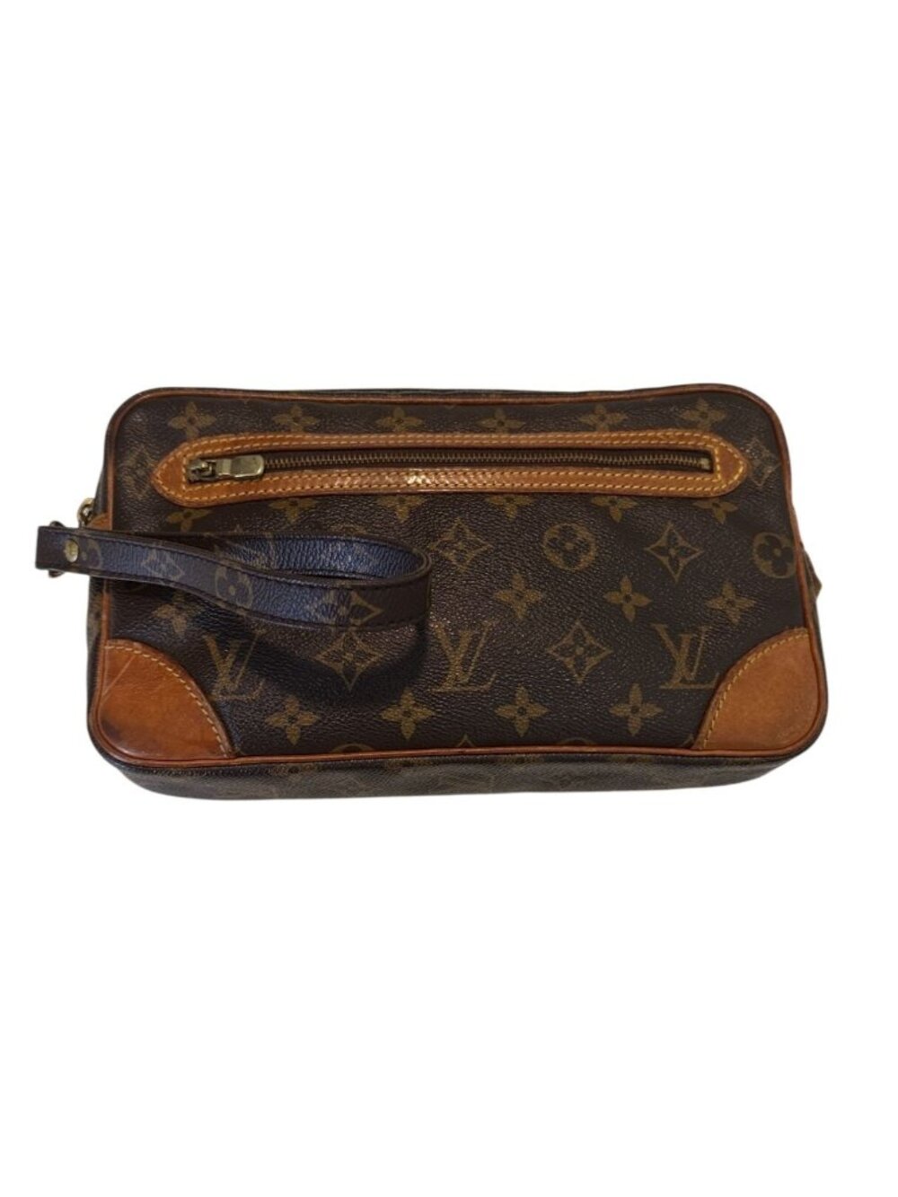 Louis Vuitton Marly Dragonne GM Coated Canvas Monogram Clutch Wristlet SL0916 - Picture 2 of 16